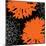 Vibrant orange floral-Yashna-Mounted Art Print