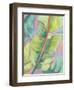 Vibrant Palm Leaves II-Jennifer Goldberger-Framed Art Print