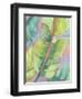 Vibrant Palm Leaves II-Jennifer Goldberger-Framed Art Print