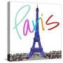 Vibrant Paris-Nicholas Biscardi-Stretched Canvas