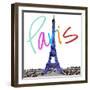 Vibrant Paris-Nicholas Biscardi-Framed Art Print