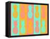 Vibrant Pineapples Fiesta-Julie DeRice-Framed Stretched Canvas