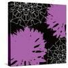 VIBRANT PURPLE FLORAL-Yashna-Stretched Canvas