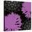 VIBRANT PURPLE FLORAL-Yashna-Stretched Canvas