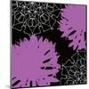 VIBRANT PURPLE FLORAL-Yashna-Mounted Art Print