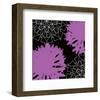 VIBRANT PURPLE FLORAL-Yashna-Framed Art Print