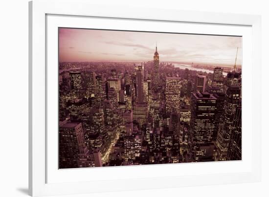 Vibrant Skyline-James Leynse-Framed Giclee Print