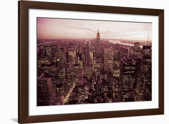 Vibrant Skyline-James Leynse-Framed Giclee Print