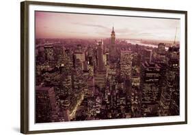 Vibrant Skyline-James Leynse-Framed Giclee Print