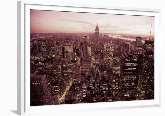 Vibrant Skyline-James Leynse-Framed Giclee Print