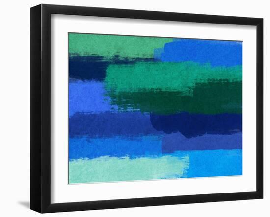 Vibrant Smears-Marcus Prime-Framed Art Print