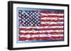 Vibrant Stars and Stripes-Carolee Vitaletti-Framed Art Print