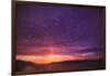 Vibrant summer sunset, Inside Passage North of Campbell River, Vancouver Island, Northern British C-Stuart Westmorland-Framed Photographic Print