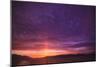 Vibrant summer sunset, Inside Passage North of Campbell River, Vancouver Island, Northern British C-Stuart Westmorland-Mounted Photographic Print