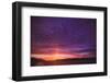 Vibrant summer sunset, Inside Passage North of Campbell River, Vancouver Island, Northern British C-Stuart Westmorland-Framed Photographic Print