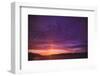 Vibrant summer sunset, Inside Passage North of Campbell River, Vancouver Island, Northern British C-Stuart Westmorland-Framed Photographic Print