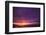 Vibrant summer sunset, Inside Passage North of Campbell River, Vancouver Island, Northern British C-Stuart Westmorland-Framed Premium Photographic Print