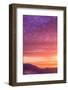 Vibrant Summer Sunset, Inside Passage North of Campbell River, Vancouver Island, Northern British C-Stuart Westmorland-Framed Photographic Print