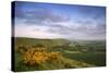 Vibrant Sunrise over Countryside Landscape-Veneratio-Stretched Canvas