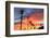 Vibrant sunset, Pacific Beach, San Diego, California, USA-Stuart Westmorland-Framed Photographic Print