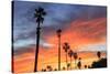 Vibrant sunset, Pacific Beach, San Diego, California, USA-Stuart Westmorland-Stretched Canvas