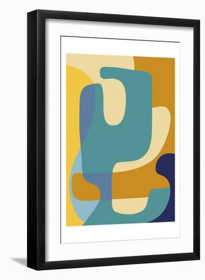 Vibrant Theory 1-Marcus Prime-Framed Art Print