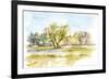 Vibrant Watercolor I-Ethan Harper-Framed Art Print