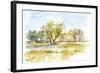 Vibrant Watercolor I-Ethan Harper-Framed Art Print