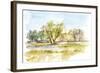 Vibrant Watercolor I-Ethan Harper-Framed Premium Giclee Print