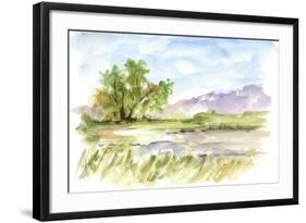 Vibrant Watercolor II-Ethan Harper-Framed Premium Giclee Print