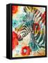 Vibrant Zebra-Patricia Pinto-Framed Stretched Canvas