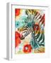 Vibrant Zebra-Patricia Pinto-Framed Art Print