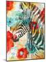 Vibrant Zebra-Patricia Pinto-Mounted Art Print