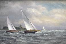 Passing Squall on the Medway-Vic Trevett-Giclee Print