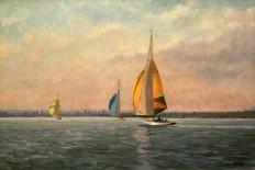 Passing Squall on the Medway-Vic Trevett-Giclee Print