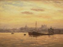 Passing Squall on the Medway-Vic Trevett-Giclee Print