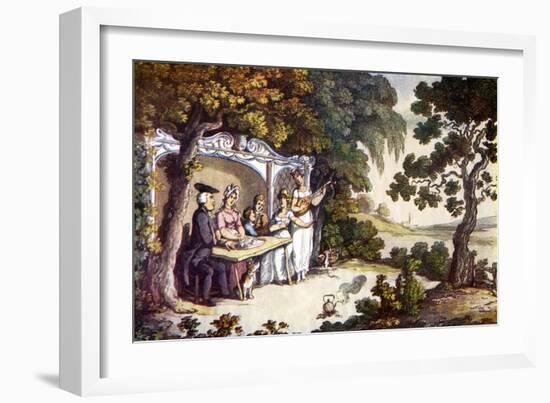 Vicar of Wakefield by Oliver Goldsmith-Thomas Rowlandson-Framed Giclee Print