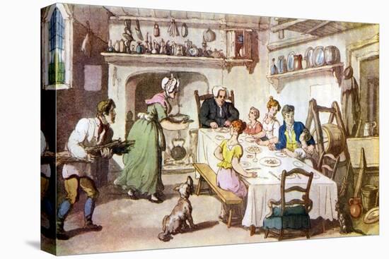 Vicar of Wakefield by Oliver Goldsmith-Thomas Rowlandson-Stretched Canvas