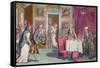 Vicar of Wakefield by Oliver Goldsmith-Thomas Rowlandson-Framed Stretched Canvas