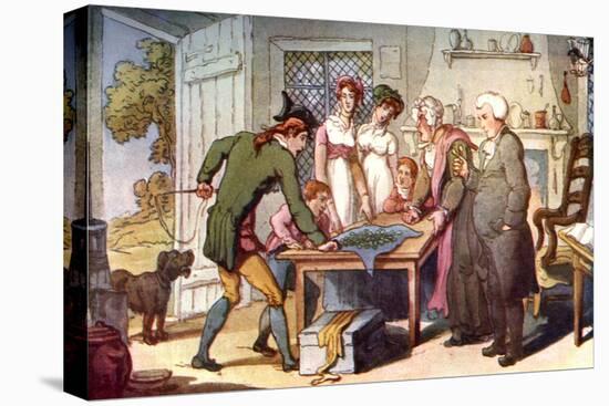 Vicar of Wakefield by Oliver Goldsmith-Thomas Rowlandson-Stretched Canvas