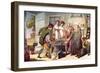 Vicar of Wakefield by Oliver Goldsmith-Thomas Rowlandson-Framed Giclee Print