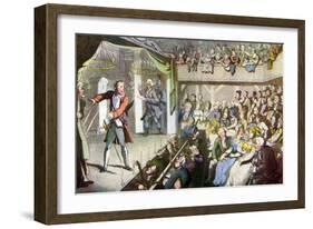 Vicar of Wakefield by Oliver Goldsmith-Thomas Rowlandson-Framed Giclee Print