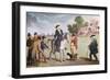 Vicar of Wakefield by Oliver Goldsmith-Thomas Rowlandson-Framed Giclee Print