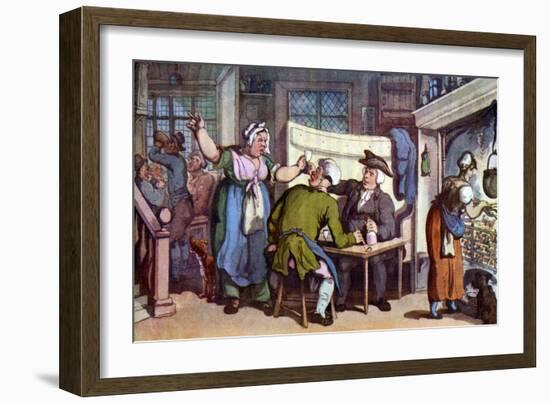 Vicar of Wakefield by Oliver Goldsmith-Thomas Rowlandson-Framed Giclee Print