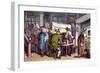 Vicar of Wakefield by Oliver Goldsmith-Thomas Rowlandson-Framed Giclee Print