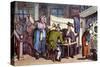 Vicar of Wakefield by Oliver Goldsmith-Thomas Rowlandson-Stretched Canvas