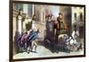 Vicar of Wakefield by Oliver Goldsmith-Thomas Rowlandson-Framed Giclee Print