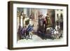 Vicar of Wakefield by Oliver Goldsmith-Thomas Rowlandson-Framed Giclee Print