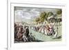 Vicar of Wakefield by Oliver Goldsmith-Thomas Rowlandson-Framed Giclee Print