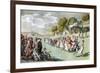 Vicar of Wakefield by Oliver Goldsmith-Thomas Rowlandson-Framed Giclee Print